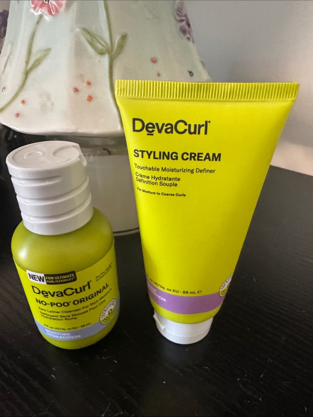 DevaCurl Styling Cream & No-Poo Original cleanser Set Sealed
